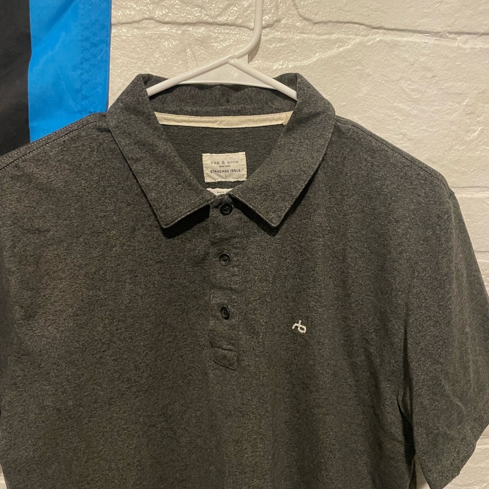 Men's Gray Polo Shirt